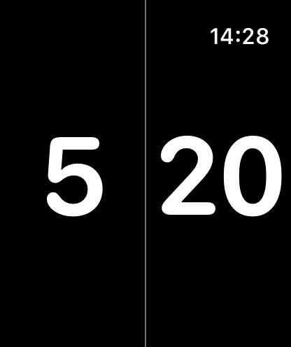 Apple Watch のスコア画面
